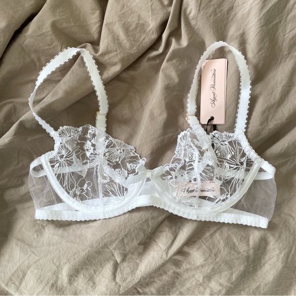 Agent Provocateur Other - Agent Provocateur White Floral Lace Bra